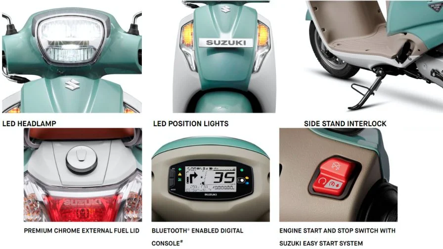 Suzuki Access 125 features ride connect edition