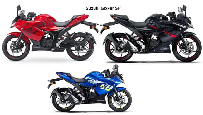 Suzuki Gixxer SF Colours