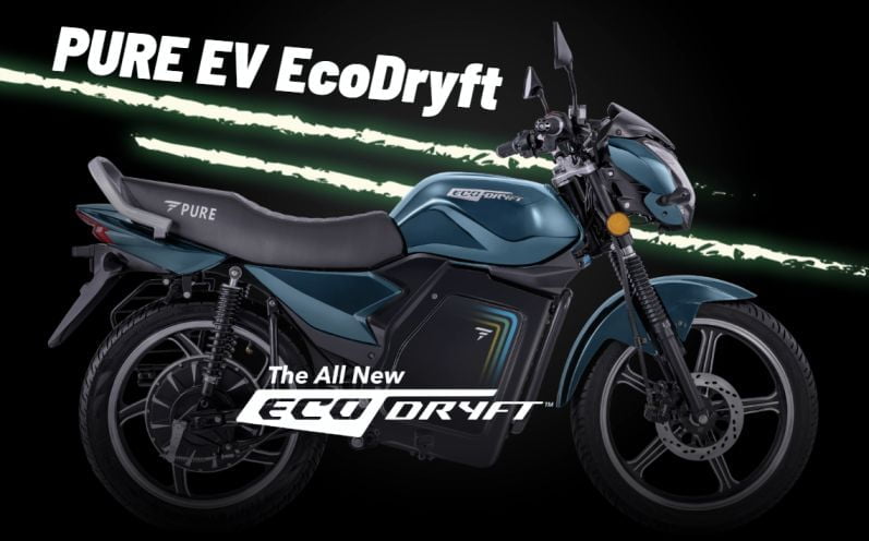 Pure EV ecoDryft electric bike india