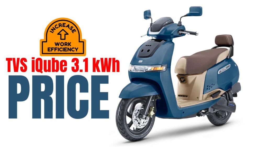 TVS iQube 3.1 kWh price